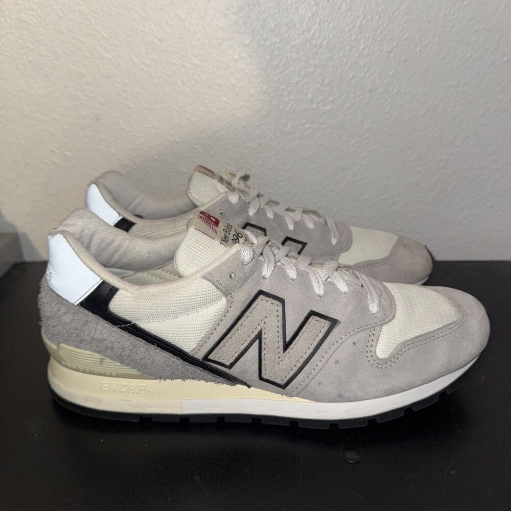 Size 9 - New Balance 996 Made in USA Grey with Black